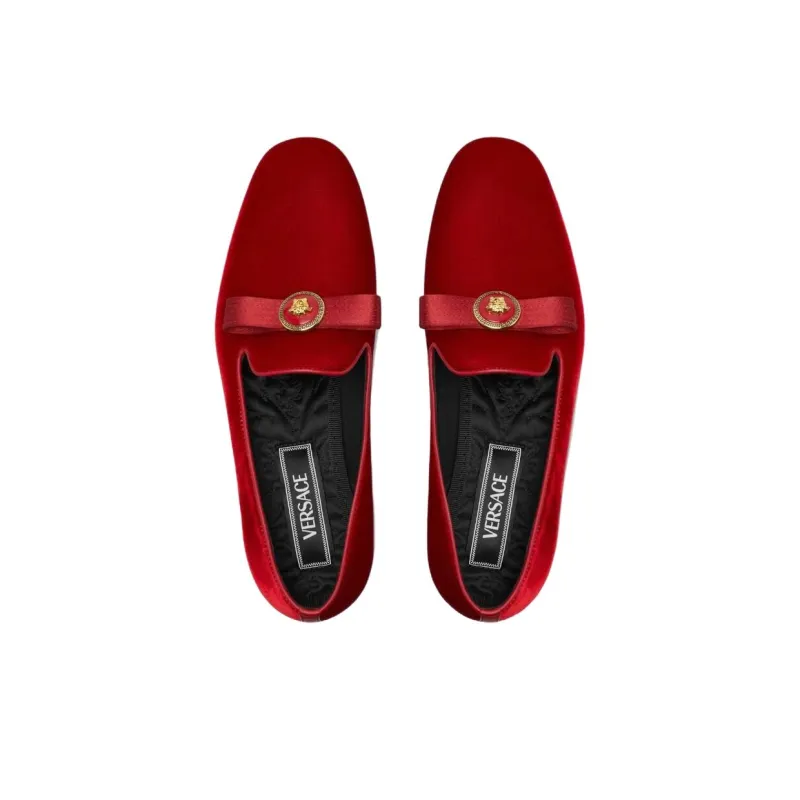 FANSIZHE Gianni Loafers Women's Red-3