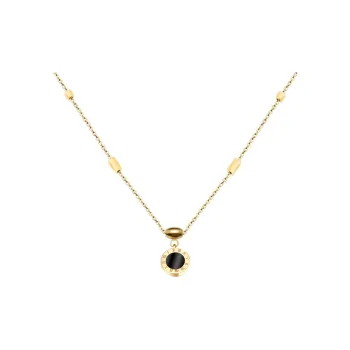 Happy Tide Titanium Steel Necklaces Women's