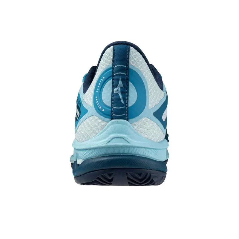 Mizuno Wave Exceed Tour 6 Anti Slip Wear Resistant Low Top Tennis Shoes Unisex Blue-3