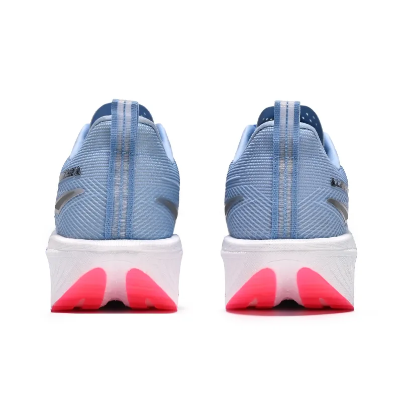 LEBUZHE Low Top Running Shoes Unisex Sky Blue Glamor Pink-3