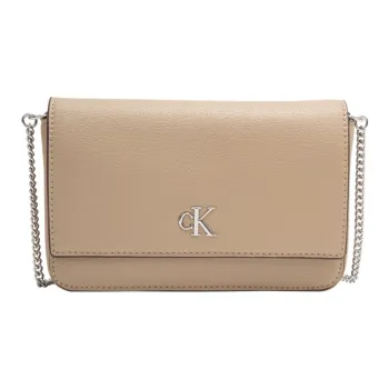 CALVIN KLEIN Synthetic Material Shoulder Bag Women's Khaki