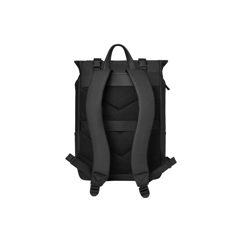 PIERRE CARDIN 1800D Membrana Dermalis Casual Commute Laptop Backpack Tubas Men's Black-4