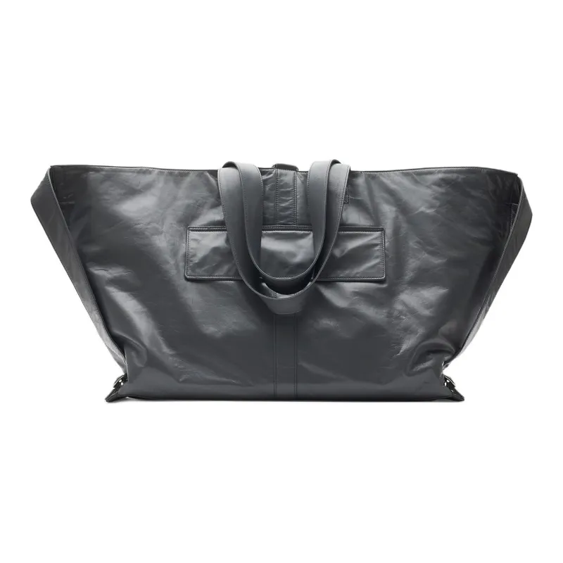 Burberry Tent Calfskin Portable Travel Bag Women's Pebbled Color-0