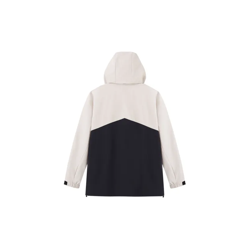 PEAK Windbreaker Jackets Unisex White Light Khaki-2