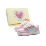 White Blue Pink