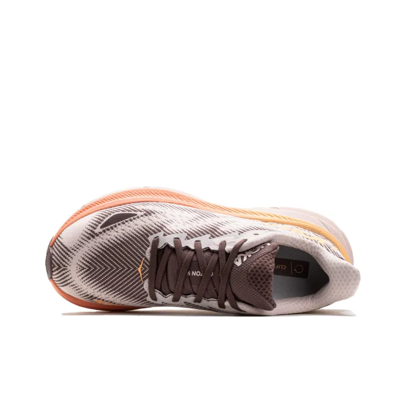 HOKA ONE ONE Clifton 9 Anti-Slip Wear-Resistant Low-Top Running Shoes Women's Pink-3