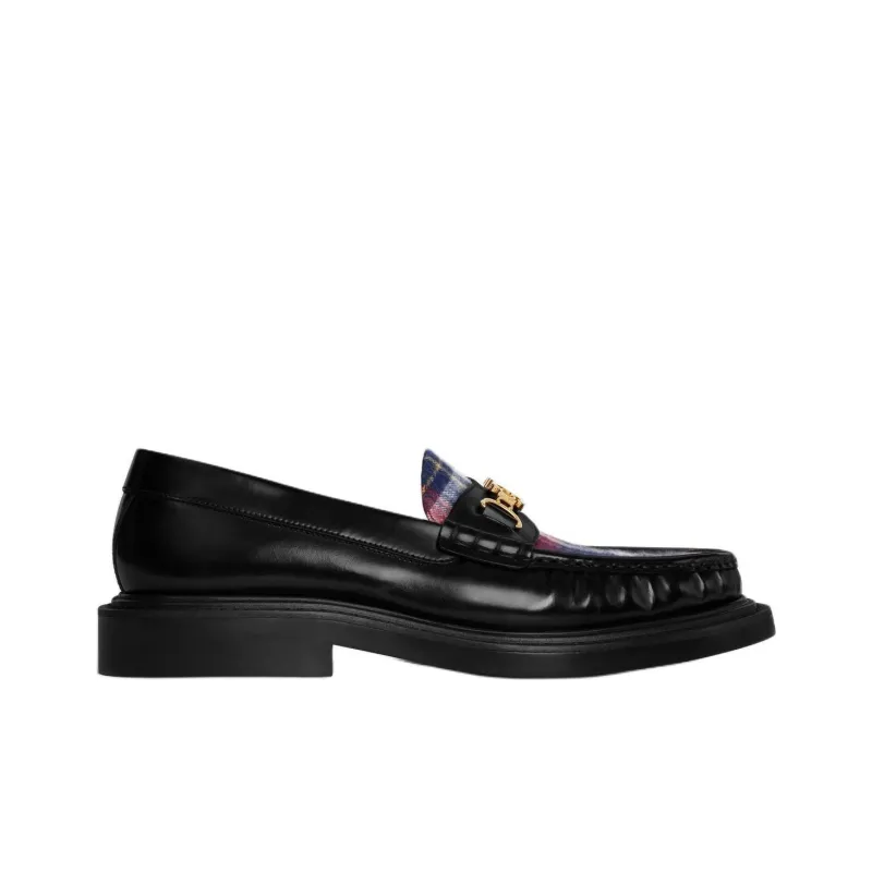 CELINE Triomphe Loafers Women's Black-1