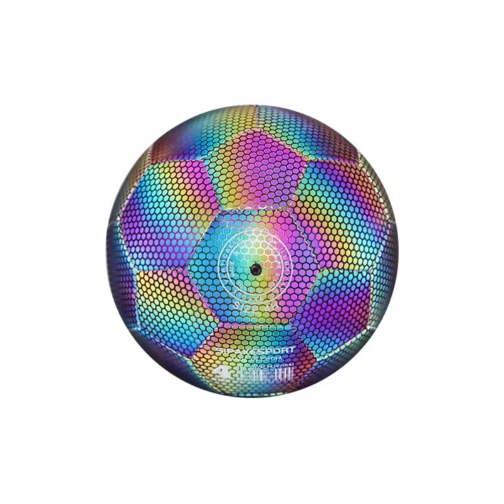 SIPAKESPORT Size 4 Ball No. 5 Soccer PU Unisex Honeycomb Rainbow-2