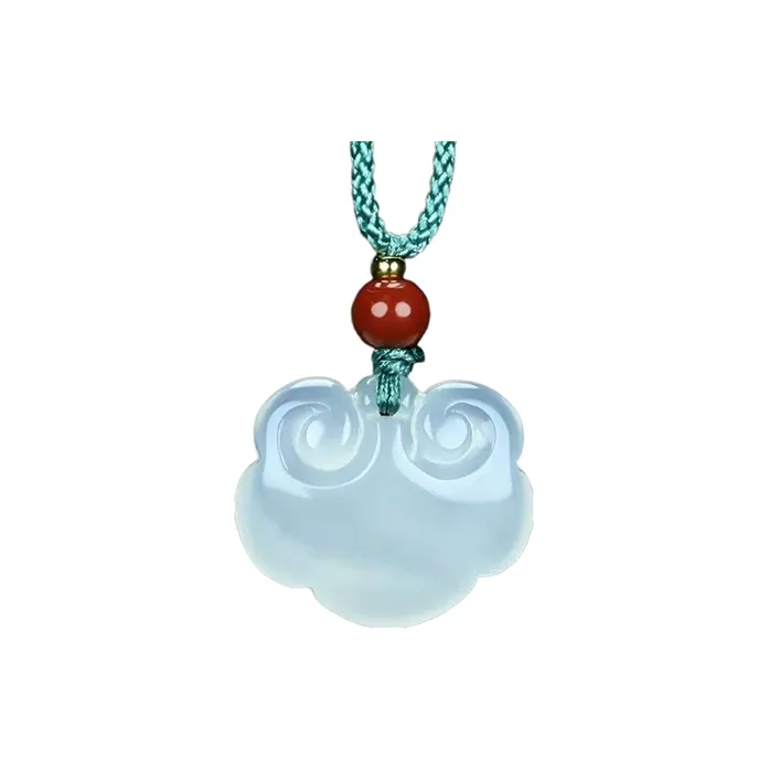 JUNWEN Chalcedony Necklaces Unisex-0
