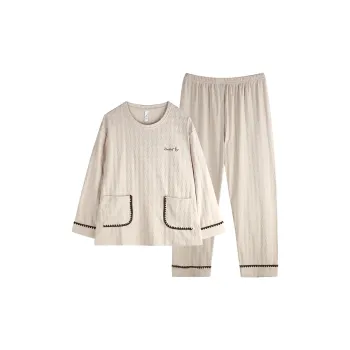Xuan Liang Pajama Set Women's Warm Light White