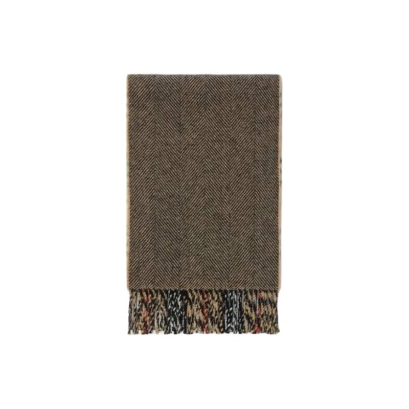 Burberry Reversible Checked Cashmere Scarf-1