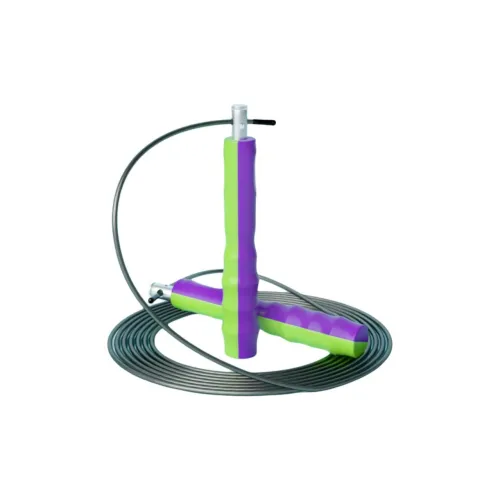 YUEDONG Casual Entertainment Non Countable Jump Ropes Teenagers PVC+Steel Wire Rope ABS Controller 2.9m Purple Green