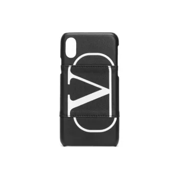 Valentino Leather Material Fashion Phone Cases Compatible With IPhone X/XS Quiet Luxury