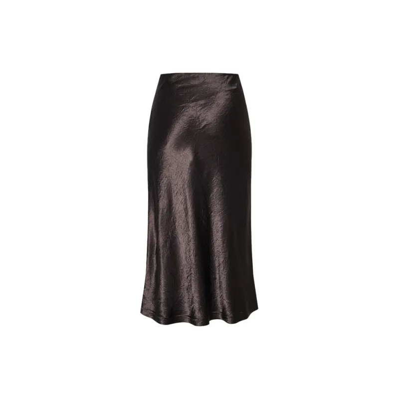 MOCO Casual Long Skirt Women's Brownie Color-1