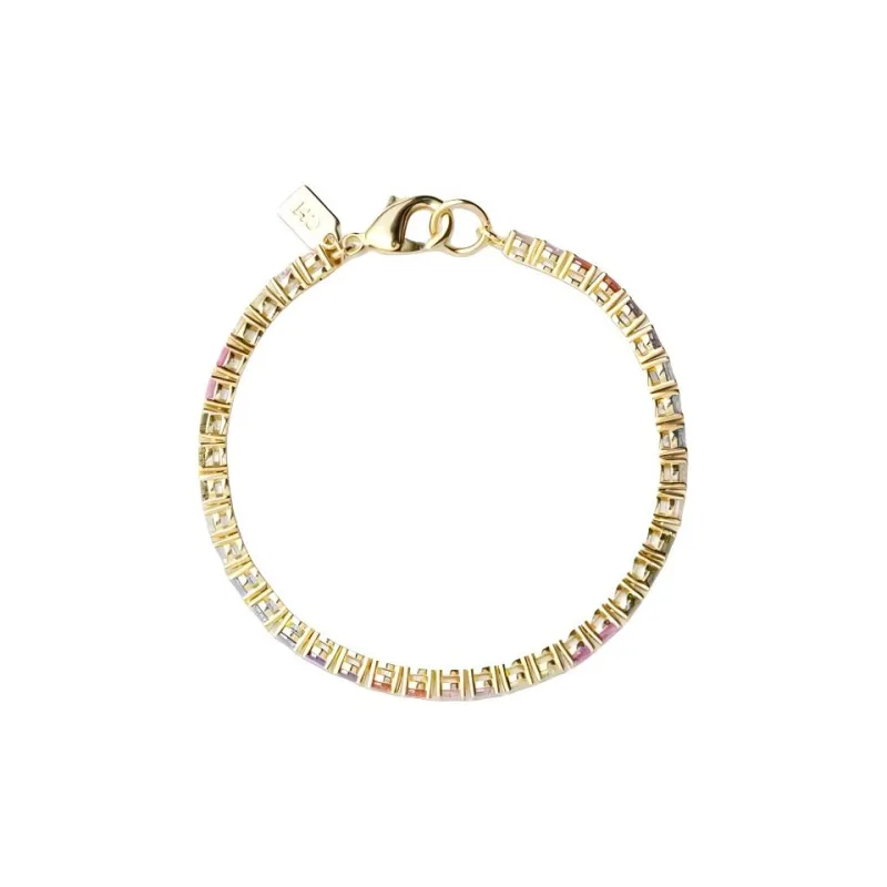 Crystal Haze Brass Bracelets Women's Gold-0
