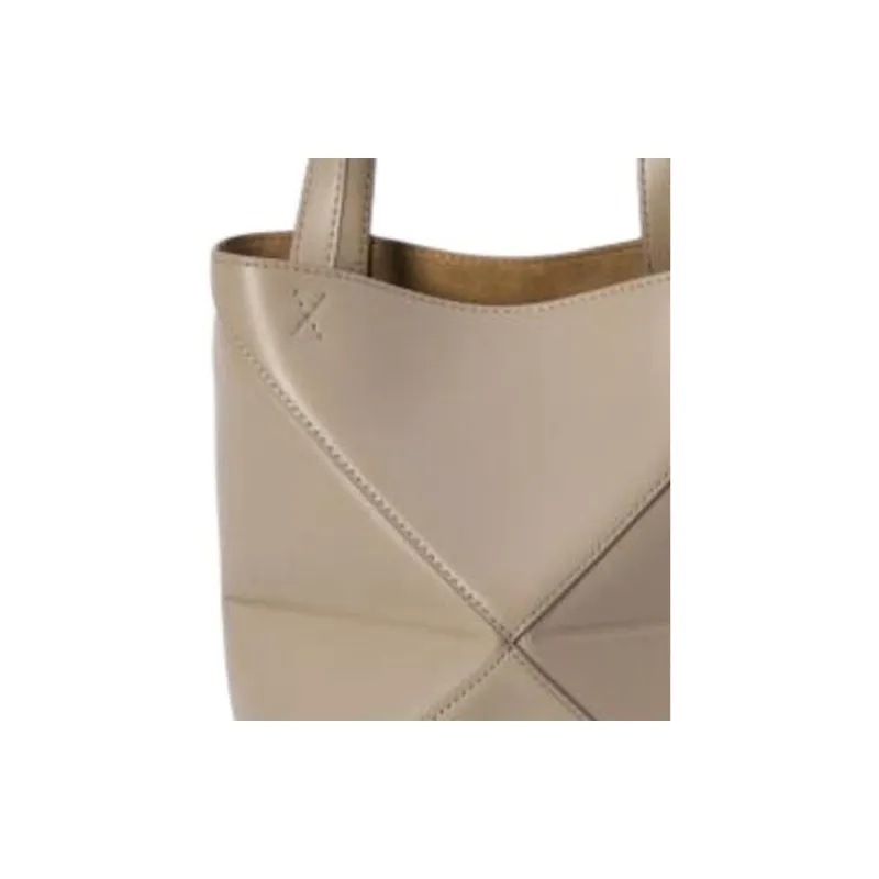 LOEWE Puzzle Fold Calfskin Shoulder Bag, Crossbody Bag, Handbag Mini Women's Sand-4