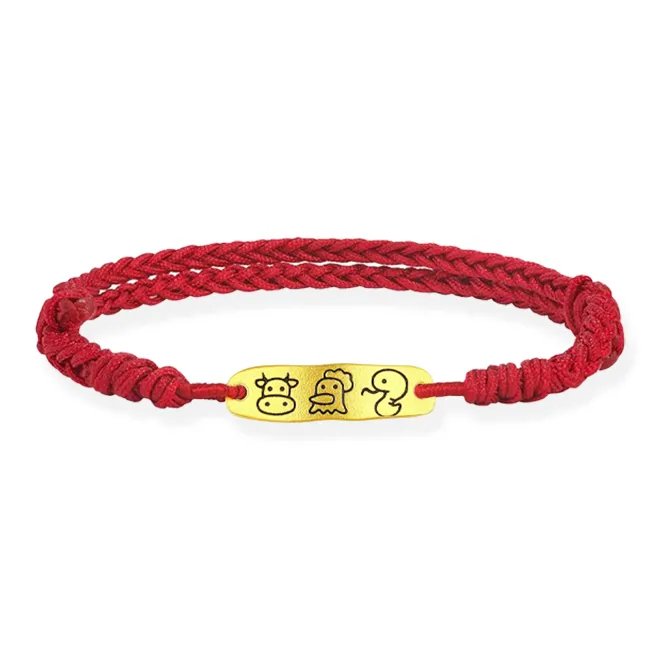 Zheng Tai Fook Gold Bracelet Unisex-0