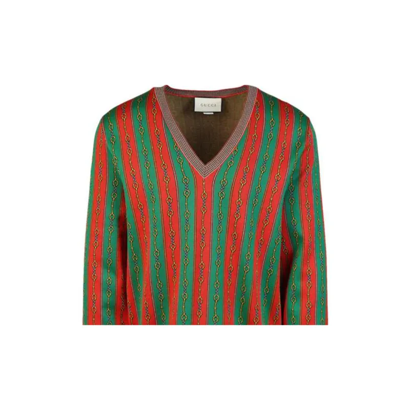GUCCI FW23 Sweater Men's Multicolor-2