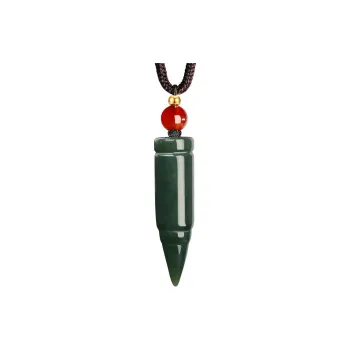 Princess Cui Hetian Jade Necklaces Black Jade Unisex
