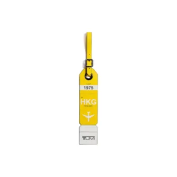 TUMI Travel Access Luggage Tags Yellow