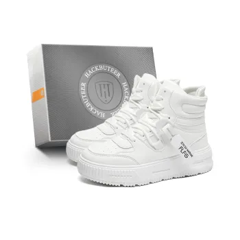 HACKBUTEER High Top Skateboard Shoes Unisex Box