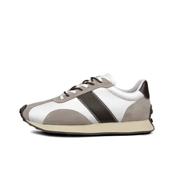 XIE SHE Anti Slip And Wear Resistant Lightweight Low Top Casual Shoes Men's White