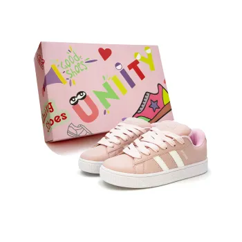 UNIITY Skateboard Shoes Women's Low Top Pink