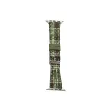 Square Plaid Wool-Black Green