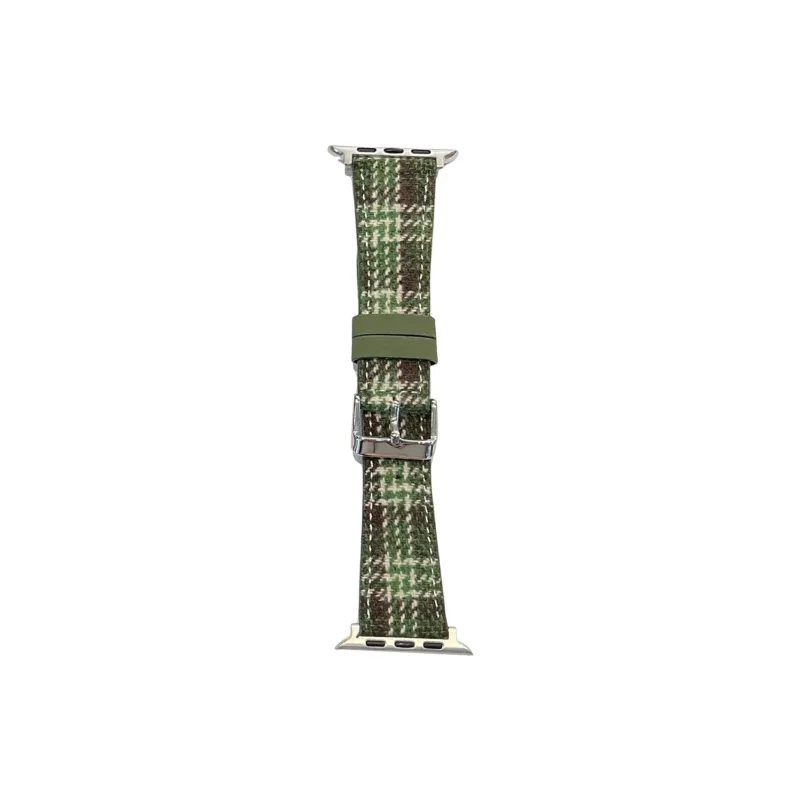 NCFCK Apple Compatibility Watch Band Woolen Leather Material-3