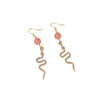 Stone On The Line Alloy Drop Earrings Women's