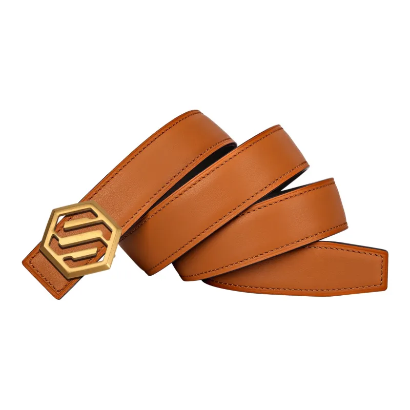 CATELLES Top Grain Cow Leather Leather Belts Unisex 3cm-21
