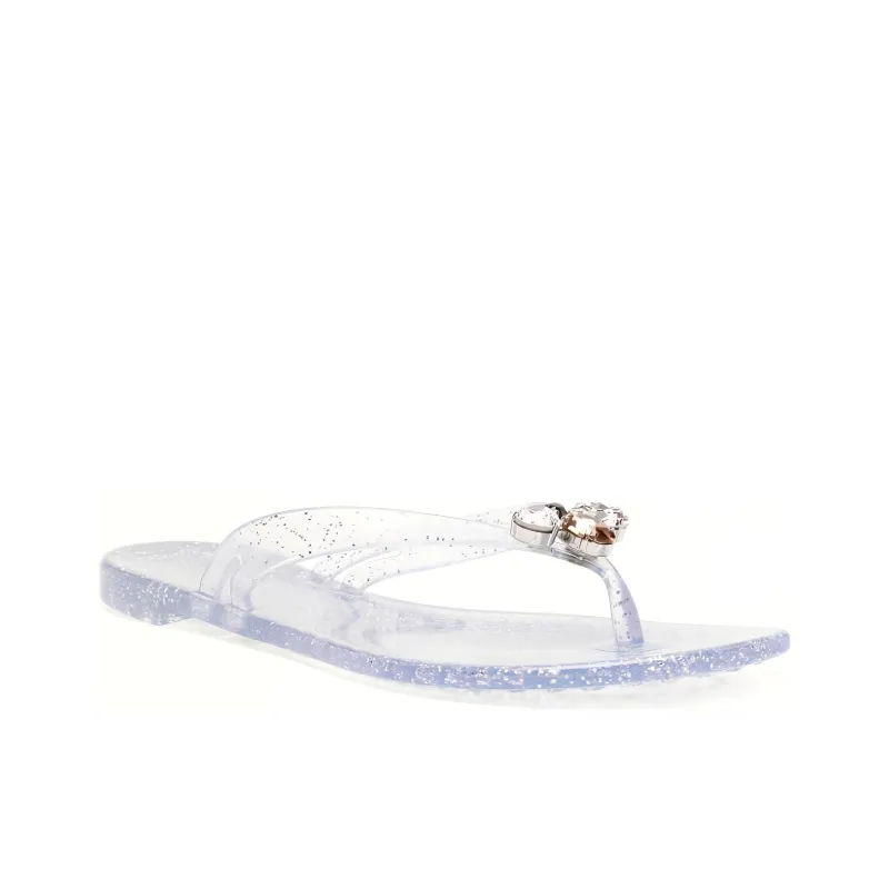 Casadei Jelly Jeweled Glittery Flip Flops-2
