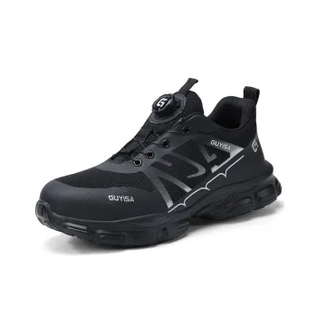 Blue Gull Shield Lightweight Wear-Resistant And Slip-Resistant Low-Top Outdoor Shoes Unisex Black