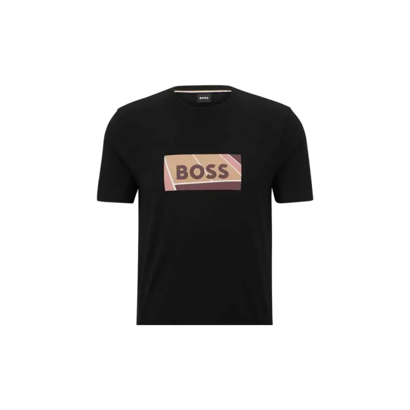 HUGO BOSS Graphic Logo print T shirt-3