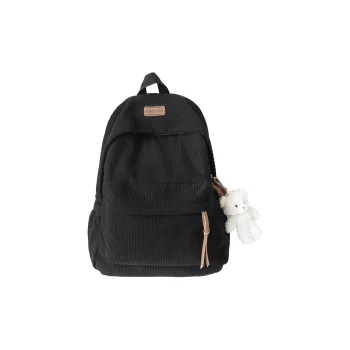 Kaka Tree Oxford Backpack Large Size Unisex Black/Khaki/White/Green/Gray