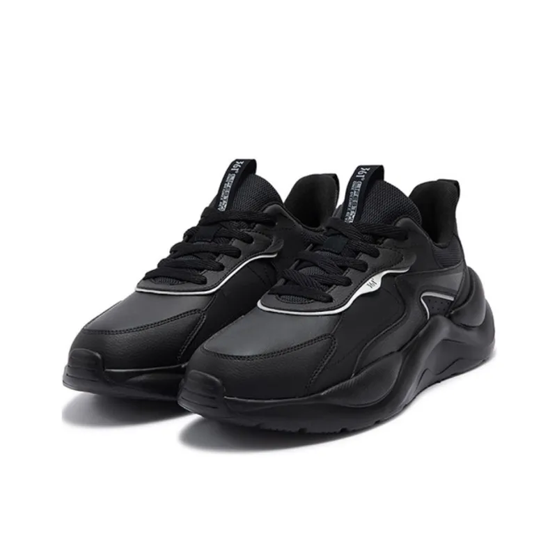 361° Life Collection Non slip Wear resistant Shock Absorption Low Top Casual Shoes Men's Black-2