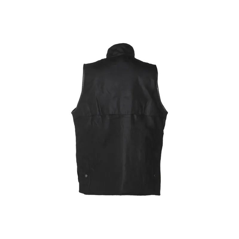 BARBOUR X Baracuta Waxed Button Up Gilet-1