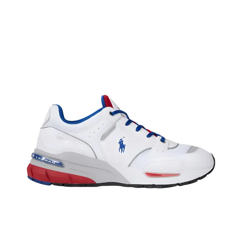 Polo Ralph Lauren Trackster 200 Low Top Casual Shoes Men's White-1