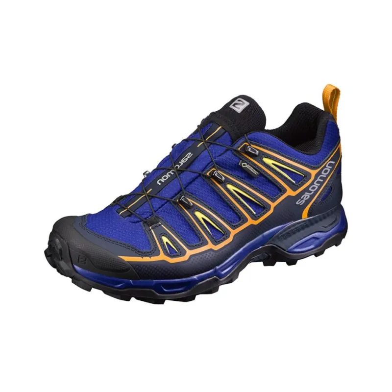 SALOMON X Ultra 2 Anti Slip Wear Resistant Low Top Running Shoes Men's Blue-0