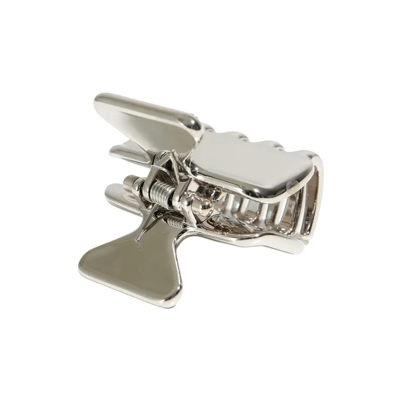 PRADA Metal Hair Clips Women's Silver-2