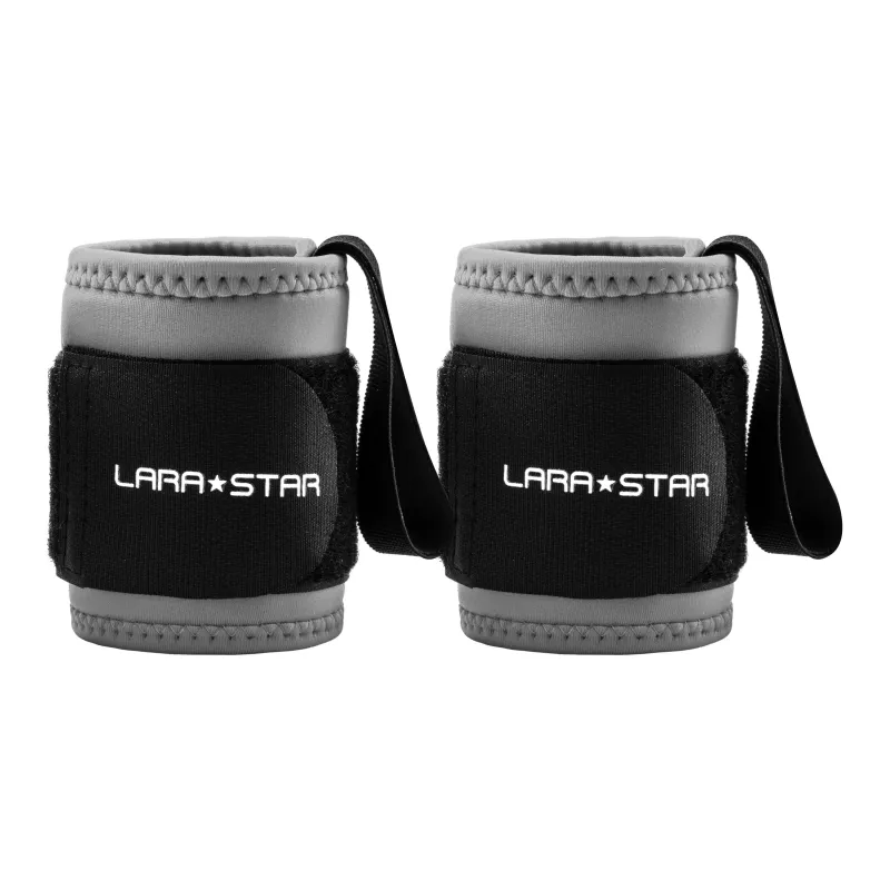LARA STAR Fitness Wristbands Protective Black Polypropylene Professional Protective-5