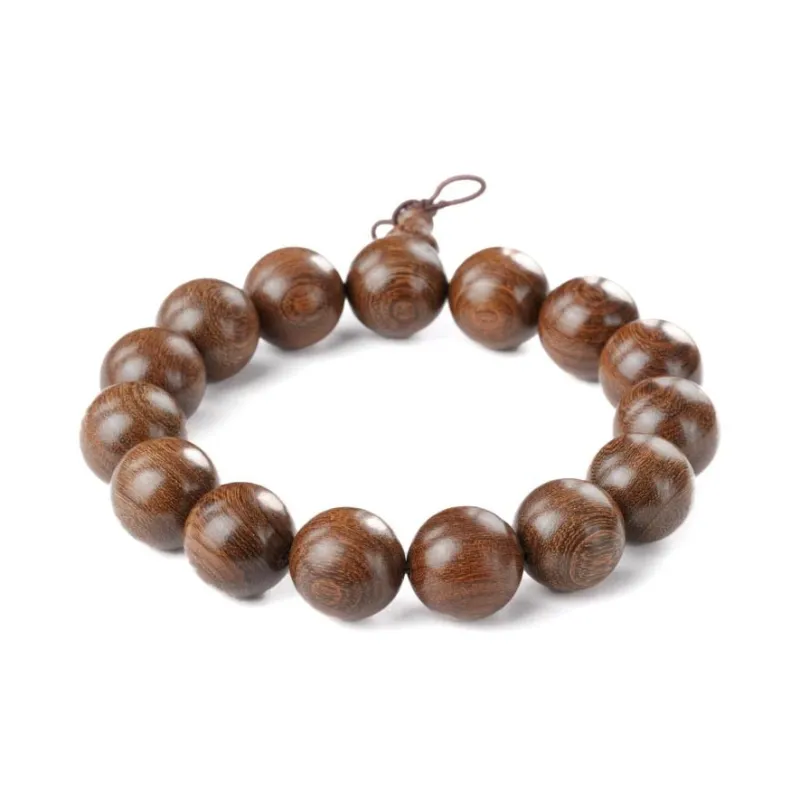 MUGONGZI Golden Sandalwood Wooden Bracelets Unisex-1