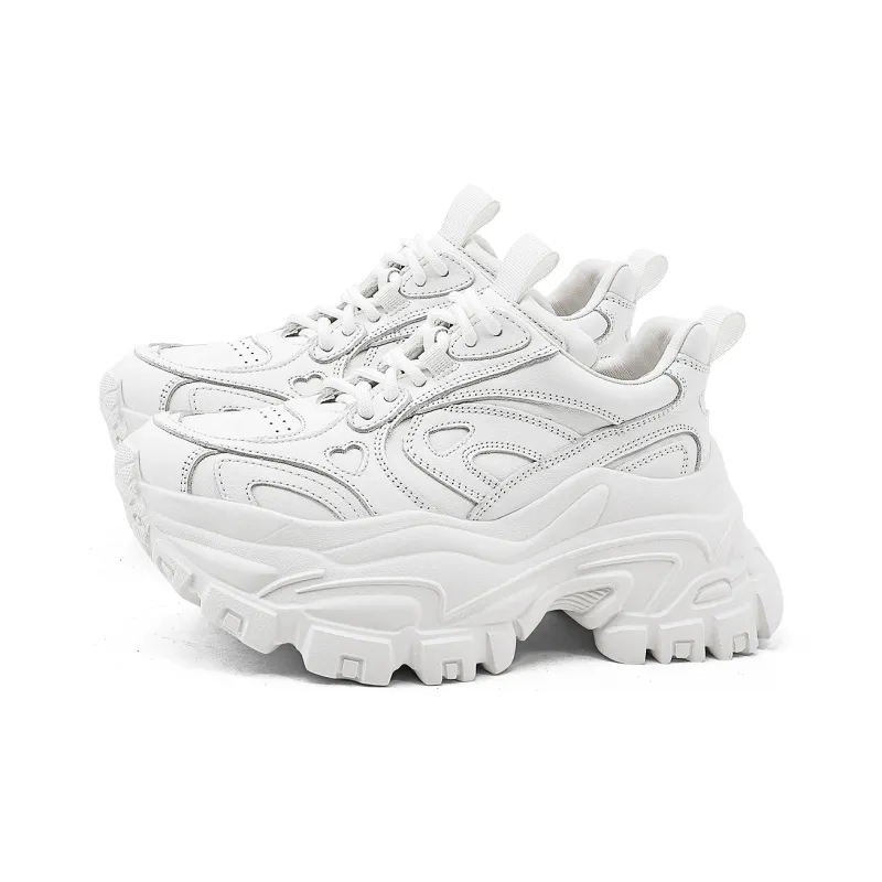 KMD Height Increasing Low-Top Chunky Sneakers Women's-1