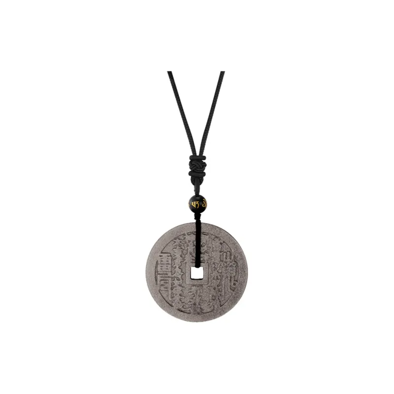 CHINA GOLD Obsidian Necklaces Unisex-0