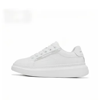 FAIRWHALE White Moonlight Collection Small White Shoes Low Top Minimalist Versatile Men's White