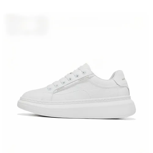 FAIRWHALE White Moonlight Collection Small White Shoes Low-Top Minimalist Versatile Men's White