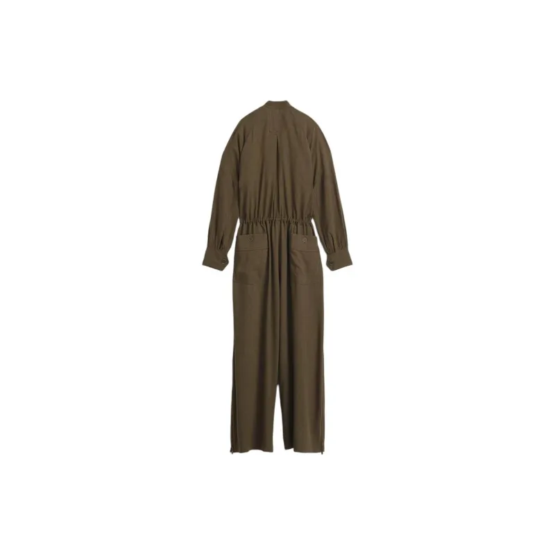ZARA SRPLS Series Jumpsuits Women's Dark Green-1