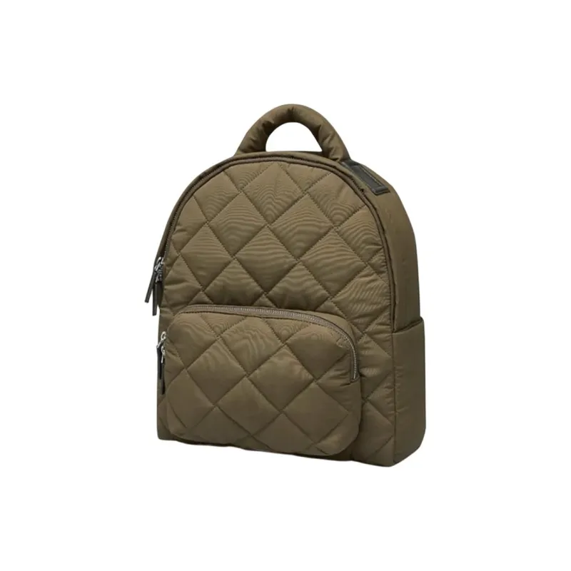 Brother Is Really Good Nylon Fabric Backpack Large Size Unisex Army Green/Black-1