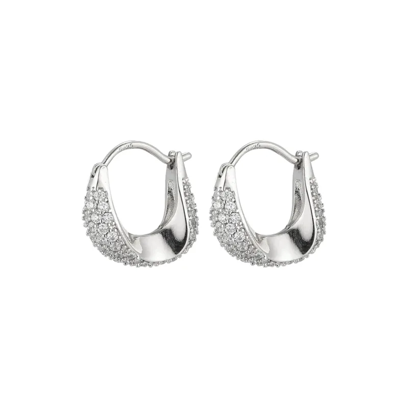 EAR PARTNER 925 Silver Needles Earrings Women's-2