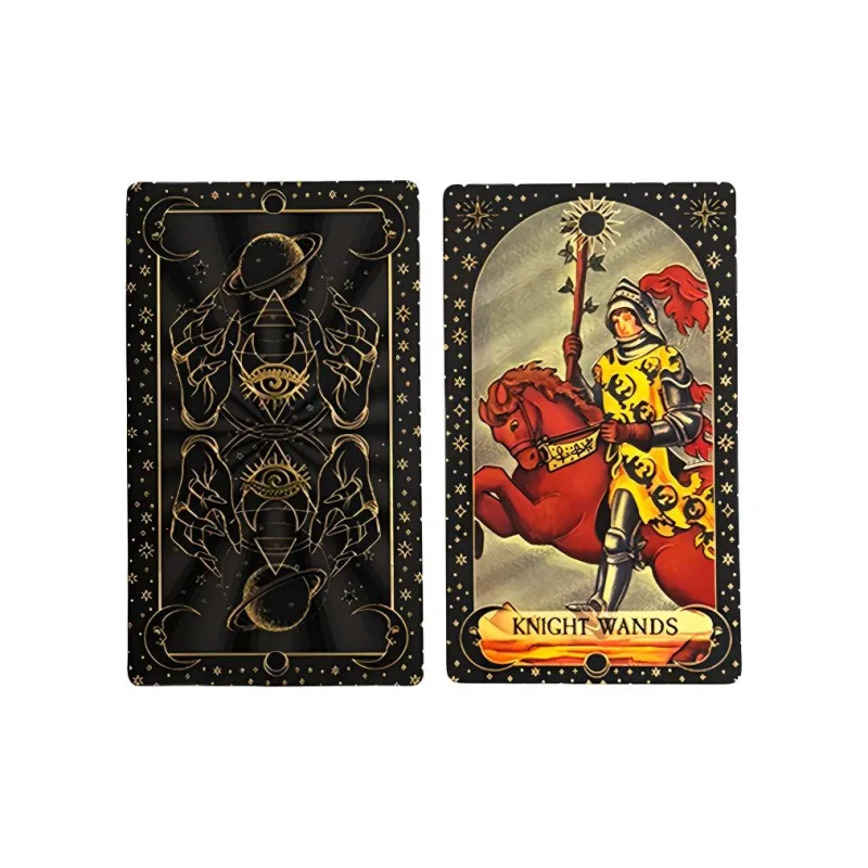 Imono Hand Eye Tower Of Gold Box With Color Printing And Foil Tarot Cards For Casual Party Card Beginners Board Games-1